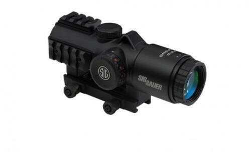 Sig Sauer Electro-Optics Sob33102 Bravo3 3X 24mm Obj Black Finish Illuminated Horseshoe Dot 300
