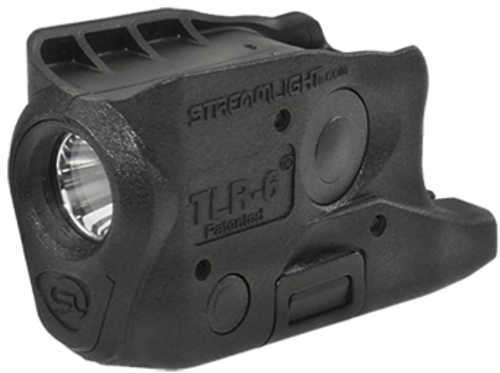 Streamlight 69282 TLR-6 Weapon Light fits Glock 26/27/33 White LED 100 Lumens 1/3N Lithium Battery Black Polymer No Lase