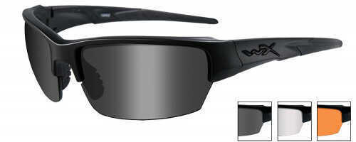 Wiley X Eyewear CHSAI06 Saint Safety Glasses Smoke Grey/Clear/Matte Black Frame