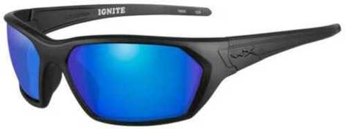 Wiley X Ignite Sunglasses - Polarized Blue Mirror Lens - Matte Black Frame