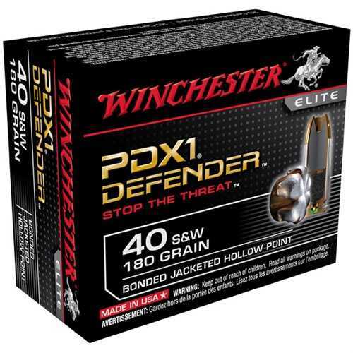 40 S&W 180 Grain Hollow Point 20 Rounds Winchester Ammunition
