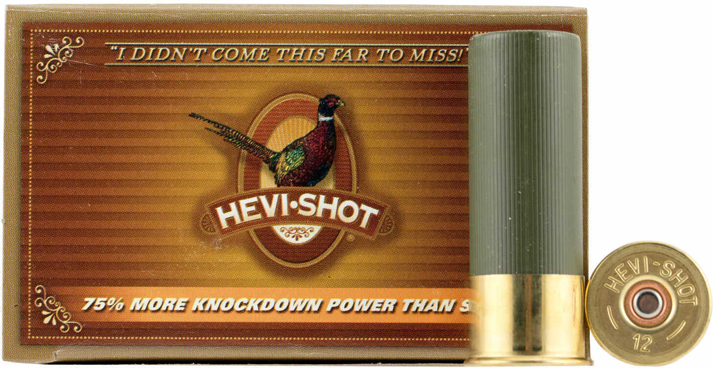 12 Gauge 2-3/4" Steel #6  1-1/8 oz 100 Rounds Hevi-Shot Shotgun Ammunition