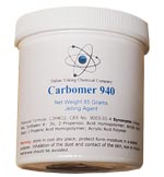 Carbomer 940 polymer Jelling Agent 85 Grams Jar with screw on Lid