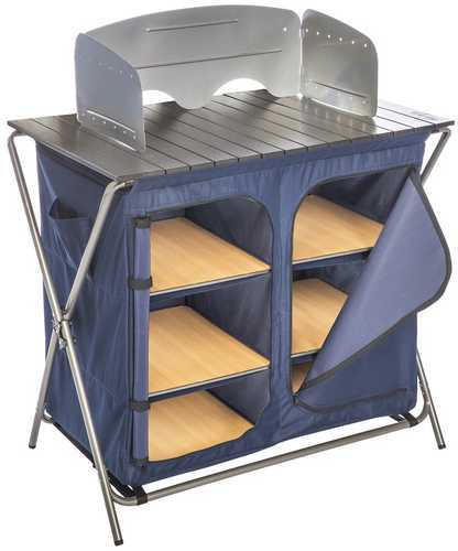Kamp-Rite Kwik Pantry with Cook Table and Carry Bag