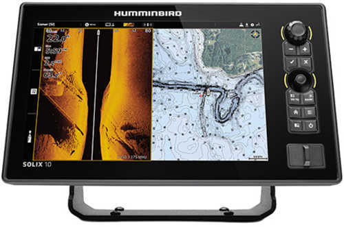 Humminbird SOLIX™ 10 CHIRP MEGA SI Fishfinder/GPS Combo G2 w/Transom Mount Transducer