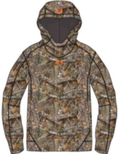 Under Armour Mens Off Grid Popover Hoodie Realtree Edge/blaze Large Model: 1319826-991-lg