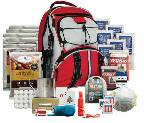 Wise 5 Day Survival Pack In Red Backpack
