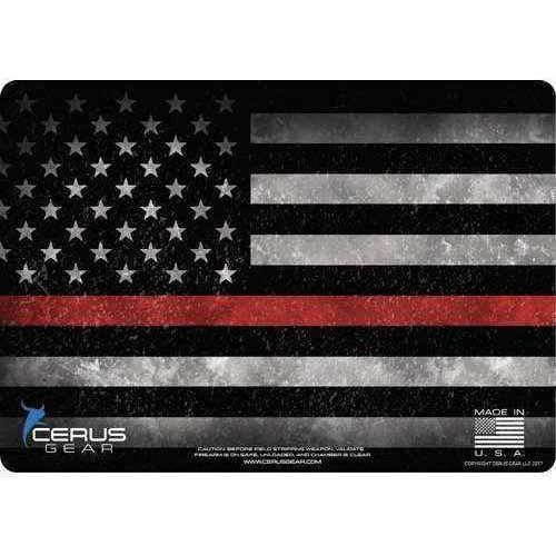 CERUS Gear 3MM PROMATS 12"X17" Fireman Support Thin Red Line