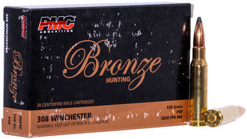 308 Win 150 Grain Soft Point 20 Rounds PMC Ammunition 308 Winchester