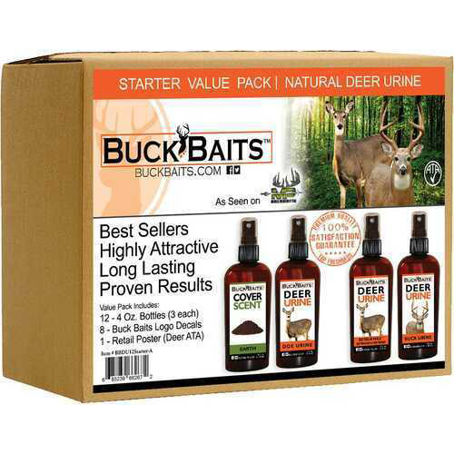 Buck Baits Starter Kit Doe/ Estrus Max/ Buck/ Eart-img-0