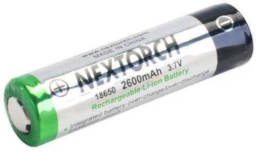 Nextorch Rechargeable Battery 2600 Mah Model: 18650