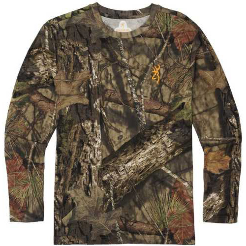 Browning Wasatch-CB MO-Break-Up Country Long Sleeve T-Shirt Size Large