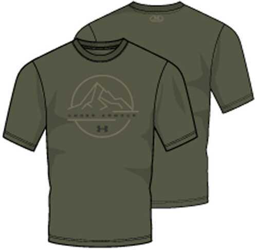 Under Armour Mens Outdoor Key Tee Shirt Marine OD Green/Bayou 2X-Large Model: 1328572-390-2X