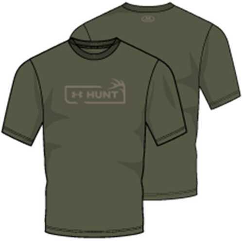 Under Armour Mens Hunt Icon Short Sleeve Shirt Marine OD Green/Bayou 2X-Large Model: 1318291-390-2X
