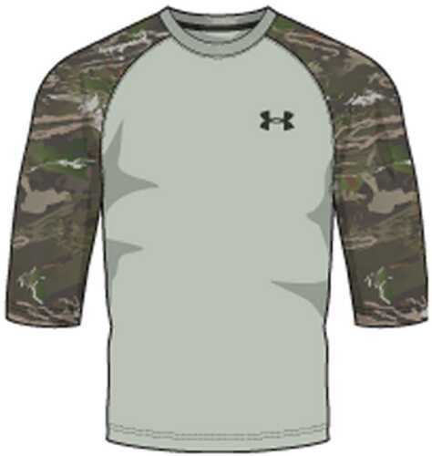 Under Armour Mens Hunt Baseball Tee Shirt Olive/Artillery Green Medium Model: 1300298-502-MD