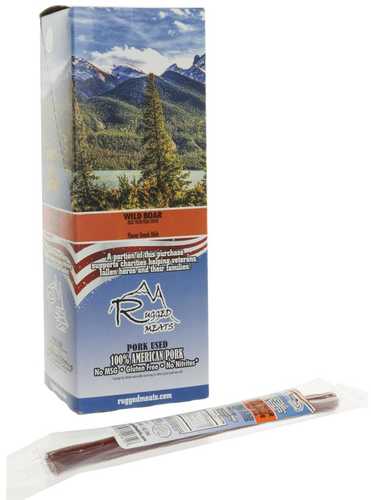 Rugged Meats Wild Boar Snack Sticks Sunrise Maple 24 pk. Model: