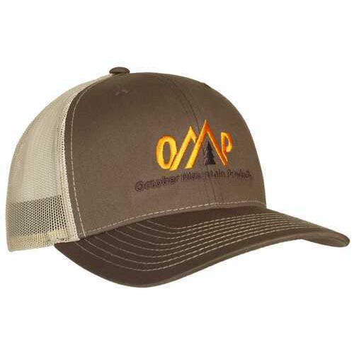 October Mountain Logo Hat Brown/Tan Mode-img-0