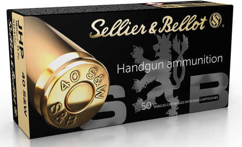 40 S&W 180 Grain Jacketed Hollow Point 50 Rounds Sellior & Bellot Ammunition