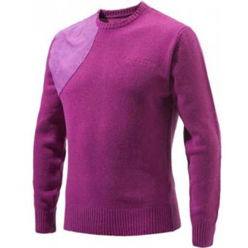 Beretta MEN'S Classic Round Neck Sweater Small Violet