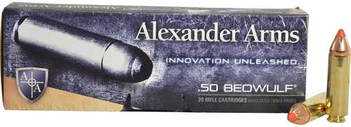 50 Beowulf 300 Grain FTX 20 Rounds Alexander Arms Ammunition