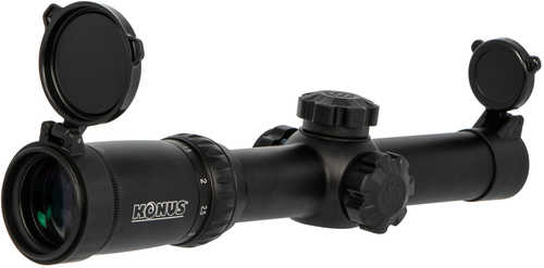 Konus 7184 KonusPro M-30 Black 1X 1-4X 30mm Tube Dual Illuminated Circle Dot Reticle