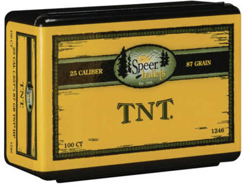 Speer 257 Caliber 87 Grain TNT Hollow Point 100/Box Md: 1246 Bullets