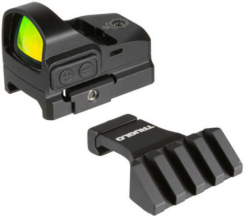 Truglo TG-TG8100Bm Tru-Tec Micro Black Anodized 23X17mm 3 MOA Illuminated Red Dot Reticle Features 45 Degree Offset Pica