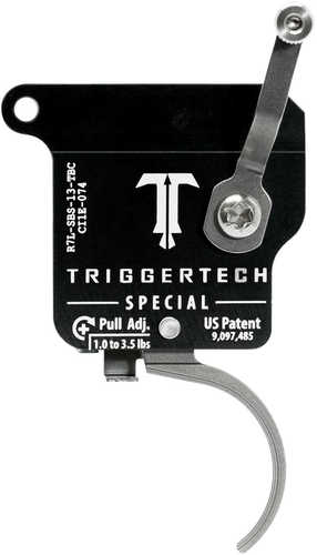 TriggerTech R7LSBS13TBC Special without Bolt Release Left Hand Remington 700 Single-Stage Traditional Curved 1.00-3.50 l