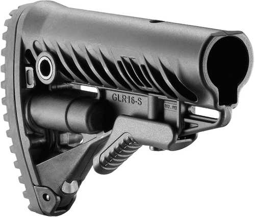 FAB DEFENSE (USIQ) FX-GLR16B GLR-16 AR15/M16 Rifle Buttstock Polymer Black
