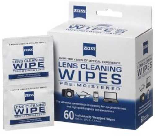 Zeiss Boxed LENSE Wipes 60CT