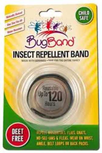 BugBand Insect Repellent Wristband Asstd Colors (Case of 12)