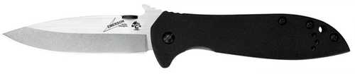 Kershaw Emerson CQC-4KXL 3.9" Folding Knife Drop Point Plain Edge D2 Steel G-10 Front and Bead Blasted Stainless Rear Ha