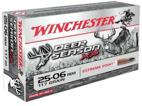 25-06 Rem 117 Grain Extreme Point 20 Rounds Winchester Ammunition Remington
