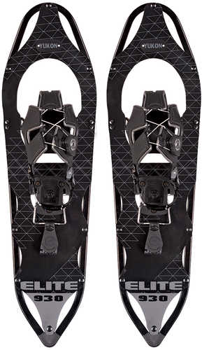 YUKON Elite SPIN&trade; Series Snowshoe 9" x 30" - Black/Carbon - 250lbs Weight Capacity