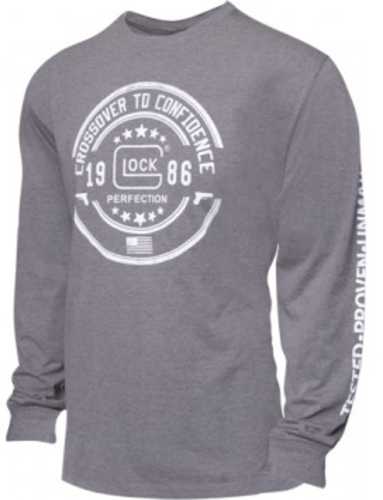 Glock Crossover Long Sleeve Color Gray Size Xx-large