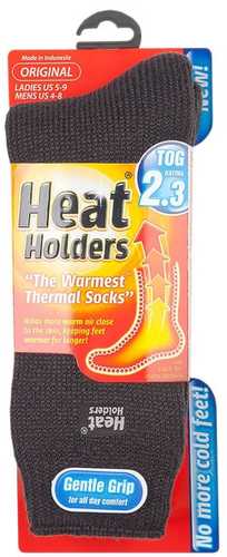 Heat Holders, Womens Sock, Color Charcoal