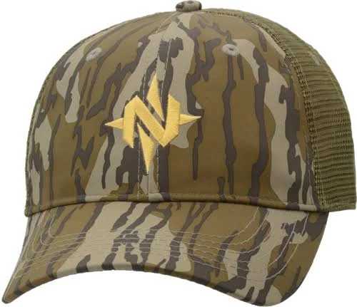Nomad Camo Low Country Trucker Mesh Back Hat Mo Bottomland