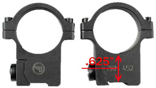 CZ USA 1" Scope Rings For CZ 452/CZ 511 11mm Dovetail