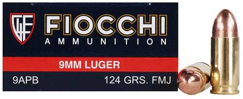 9mm Luger 124 Grain 50 Rds Fiocchi Ammo-img-0