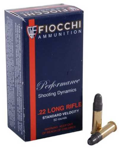 22 Long Rifle 40 Grain Lead 50 Rounds Fiocchi Ammunition