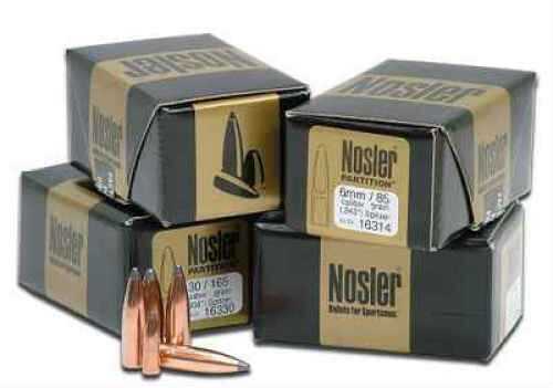Nosler Partition Spitzer 6MM Caliber 95 Grain 50/Box Md: 16315 Bullets