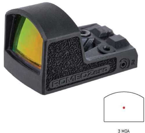 Sig Sauer Electro-Optics SOR01300 RomeoZero Reflex Sight 3 MOA Dot Black Textured Cr1632
