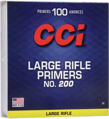 CCI No. 200 Primers Standard Large Rifle 1000 per box