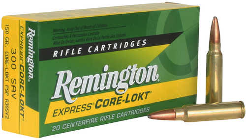 300 Savage 150 Grain Soft Point 20 Rounds Remington Ammunition