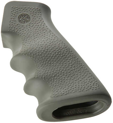 Hogue Olive Drab Green Finger Groove Grip For AR15-img-0