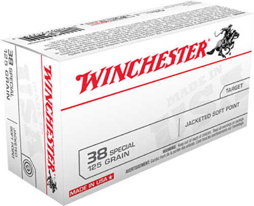 38 Special 125 Grain Soft Point 50 Rounds Winchester Ammunition