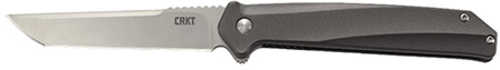 Columbia River K500GXP Helical 3.52" Tanto Plain Anodized Aluminum Black Handle Folding Knife
