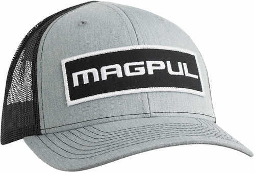 Magpul Mag1104-032 Wordmark Patch Trucker Hat Gray/Black