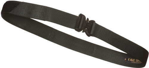 TACSHIELD (Military Prod) -Tactical Gun Belt With Cobra Buckle 30"-34" Webbing Black Small 1.75" Wide