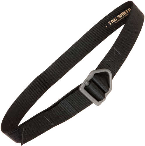TACSHIELD (Military Prod) Tactical Riggers Belt 30"-34" Double Wall Webbing Black Small 1.75" Wide